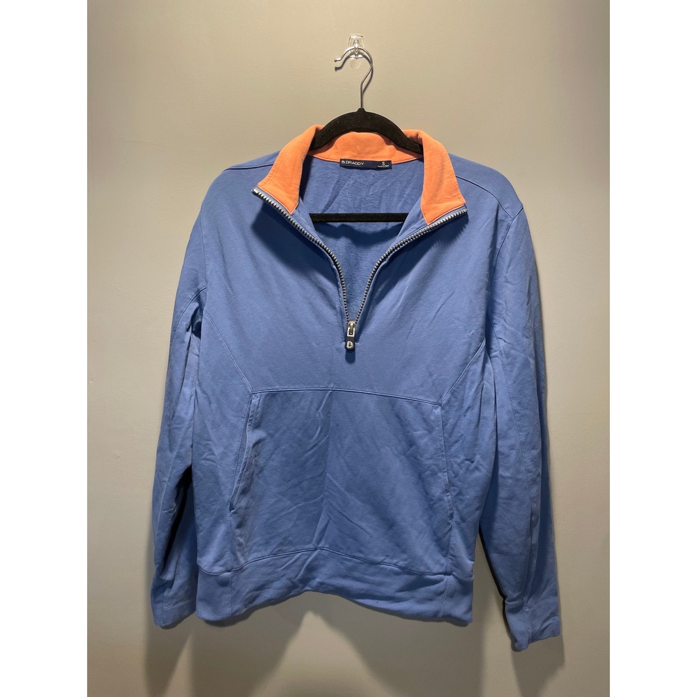 B. Draddy Honda Classic Russell Golf  Blue French Terry Quarter Zip Men's S